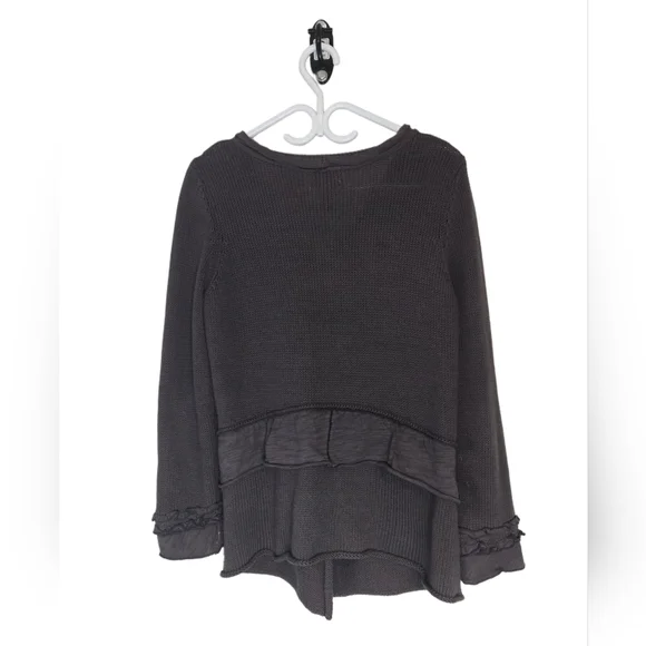 Pur Handknit Textured Vintage Inspired Cozy Fall Cardigan Size M Feminine - Picture 2 of 8